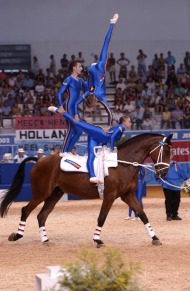 Vaulting World Champions the German Team.  - ©Kit Houghton / FEI