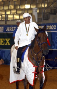 Endurance World Champion, Ahmed Mohammed Al Maktoum (UAE) - ©Kit Houghton / FEI