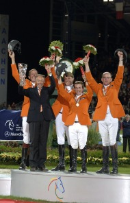 The Netherlands Jumping team, gold medals - ©FEI