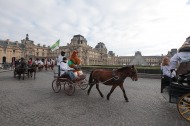 Paris Horse Fair Parade - Norman at the Pyramid du Louvres - November 2013 - ©Comité d'Organisation Normandie 2014