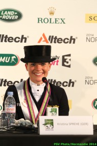 Dressage - press conference Grand Prix Special - Kristina SPREHE - August 27 - ©PSV Photos