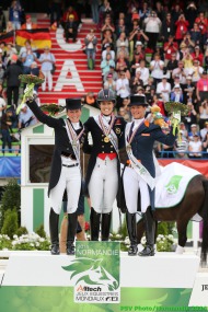 Charlotte Dujardin, Helen LANGEHANENBERG, Adelinde CORNELISSEN - Dressage Grand Prix Freestyle - ©PSV Photos