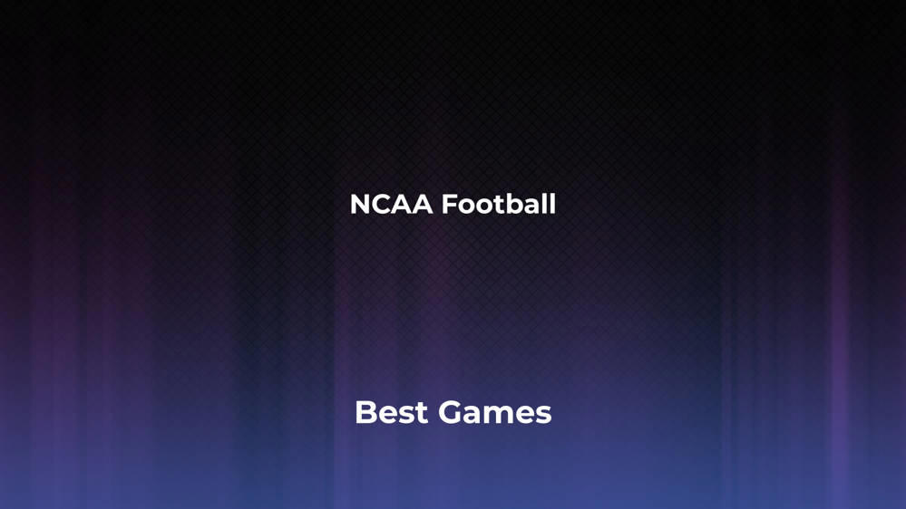 Best NCAA Football Games Week 5 2024